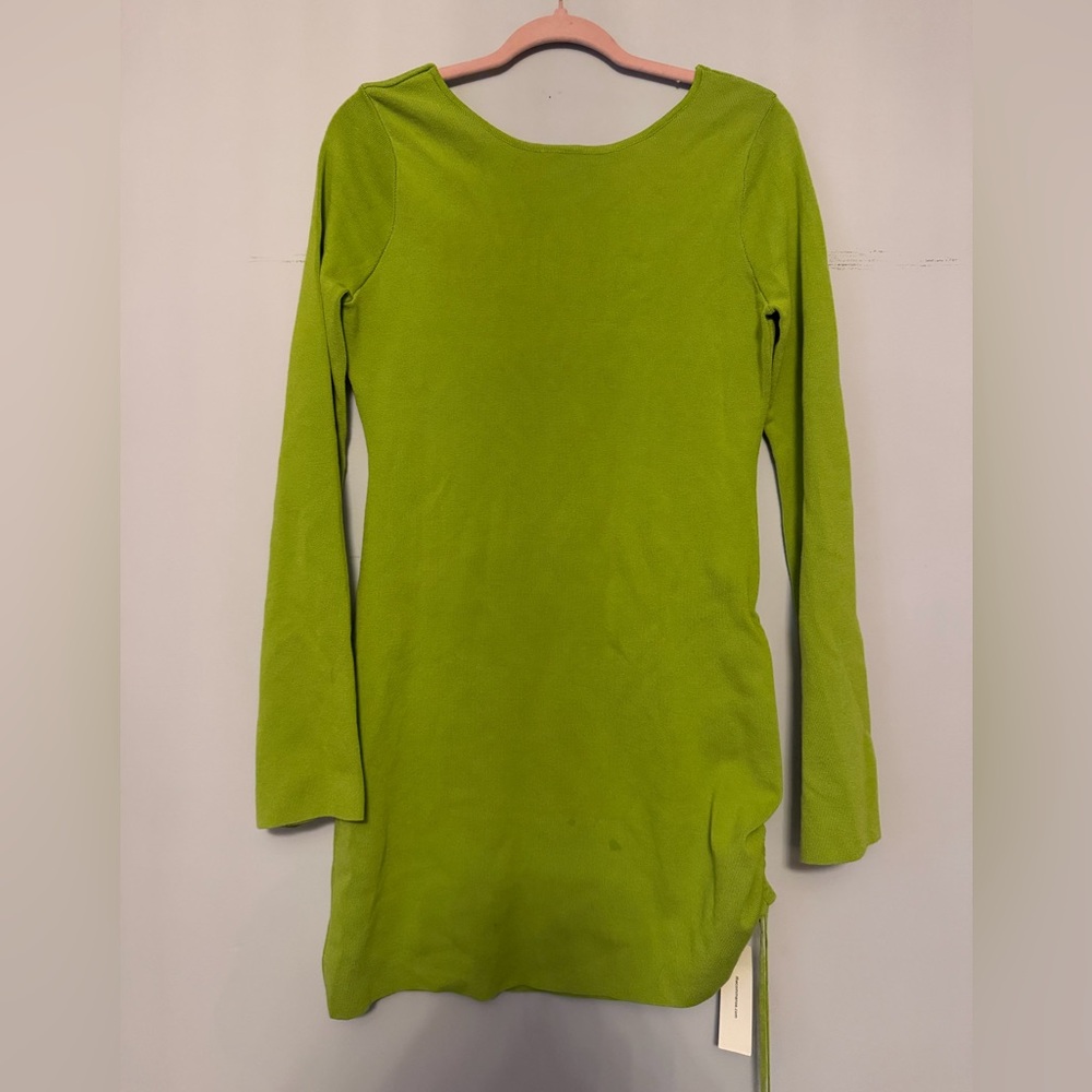 Commense Vibrant Green Mini Dress